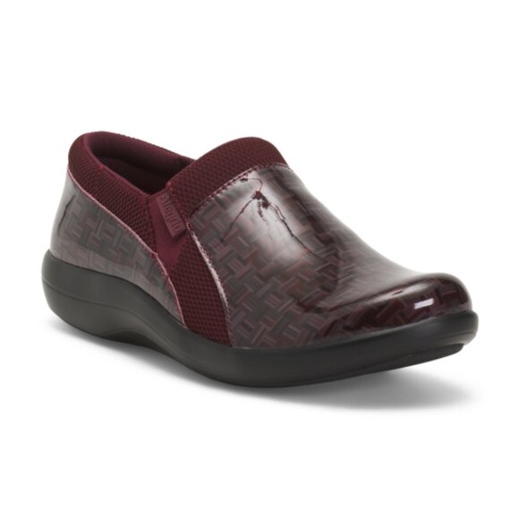 NEW ALEGRIA Duette Slip On Clogs in wine for women 1125 4s2 - Picture 3 of 9